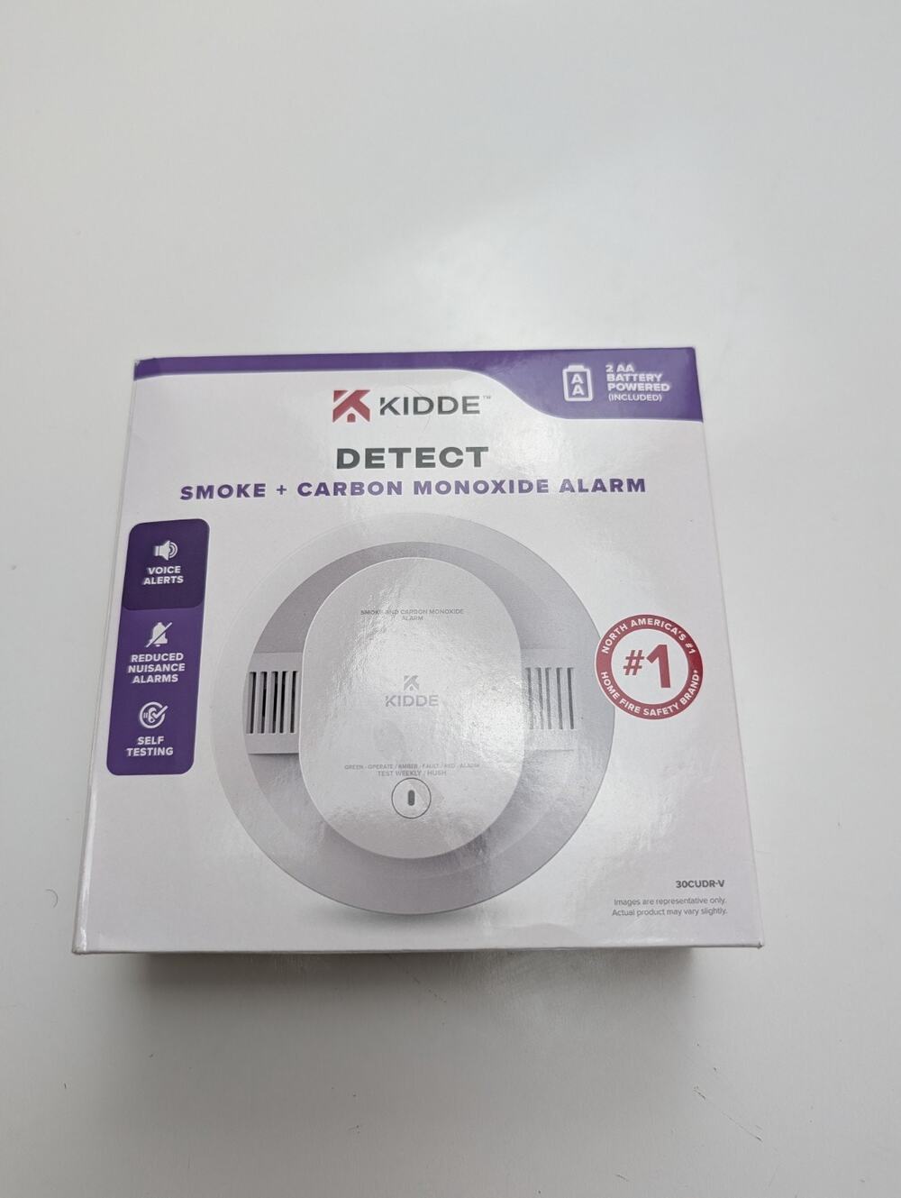NEW - Kidde Detect Smoke & Carbon Monoxide Alarm 30 CUDR-V